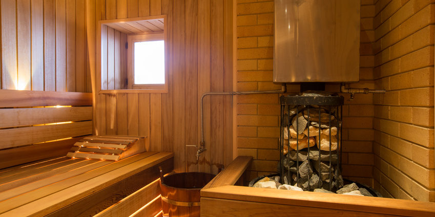 sauna finlandais traditionnel à bois